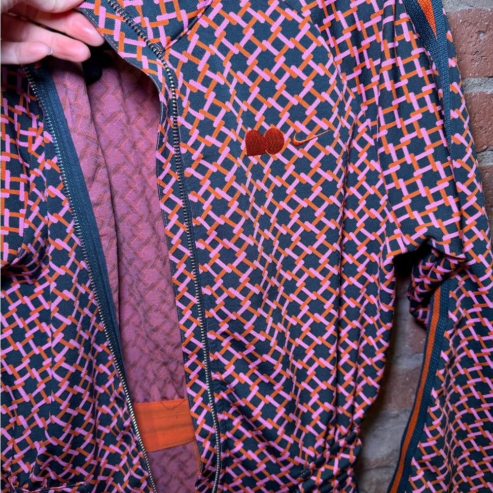 Nike x Naomi Osaka Women’s Jacquard Jumpsuit | Pink Orange Geo Print - Picture 4 of 5